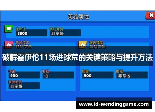 破解霍伊伦11场进球荒的关键策略与提升方法